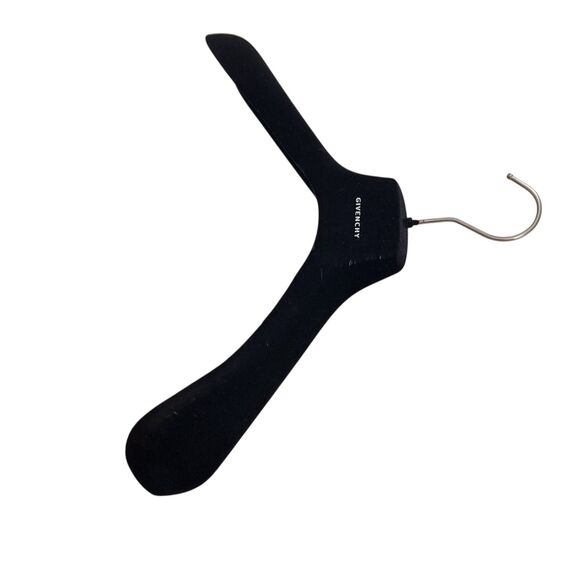 Vintage Givenchy Velvet Clothes Hanger Designer Luxury Black Blazer Coat Jacket - Picture 6 of 8